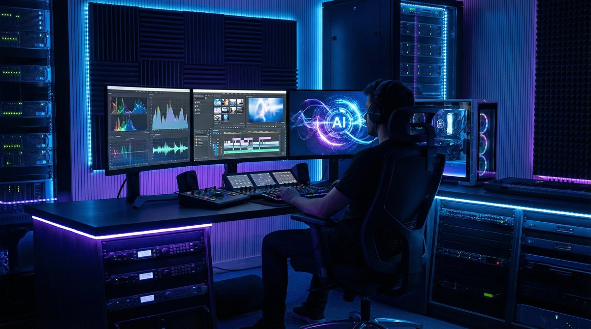 国产自拍AI视频剪辑工作站